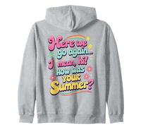 Welcome Back I'm Glad You're Here, Back to School Teacher Zip Hoodie
