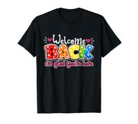 Welcome Back I'm Glad You're Here Teacher Back to School Value Graphic T-Shirt, Men, Black, M
