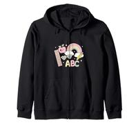 Welcome Back School Shirt Book Pencil Paintbrush Smiles Zip Hoodie