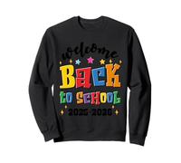 Welcome Back School Shirt Graduation Cap Pencil Book Fun Sweatshirt