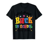 Welcome Back School Shirt Graduation Cap Pencil Book Fun T-Shirt