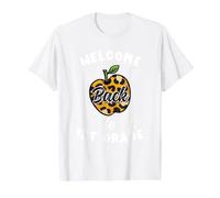 Welcome Back to 1st Grade Leopard Print Value Graphic T-Shirt, Men, White, XL