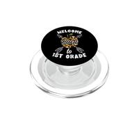 Welcome Back To 1st Grade Leopard Print Vintage PopSockets PopGrip for MagSafe