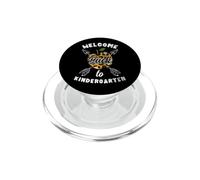Welcome Back To Kindergarten Leopard Print Vintage PopSockets PopGrip for MagSafe