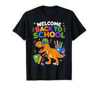 Welcome Back to School 2026 Dinosaur T-rex First Day Boys T-Shirt