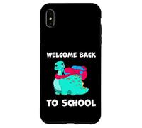 Welcome Back to School dinosaur stegosaurus biology teachers Case for iPhone XS Max