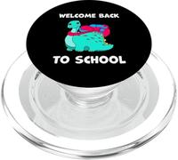 Welcome Back to School dinosaur stegosaurus biology teachers PopSockets PopGrip for MagSafe