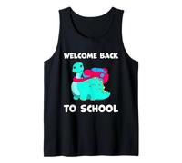 Welcome Back to School Dinosaur Stegosaurus Biology Teachers Tank Top