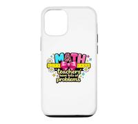 Welcome Back to School First Day Math Teacher Ready Learning Case for iPhone 12/12 Pro