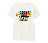 Welcome Back to School First Day Math Teacher Ready Learning Premium T-Shirt