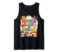 Welcome Back to School Fun Design for All Ages Tank Top