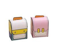 Welcome Back to School Gift Box,First Day of School Candy Boxe,Cartoon Backpack Shaped Treat Boxes For First Day At School Graduation 2024 Classroom Boys Girls Kids Birthday Party Decorations