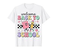 Welcome Back to School Groovy Educator Teaching T-Shirt