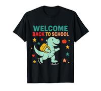 Welcome back to school Happy 3 Rex Cute Dinosaur T-Shirt