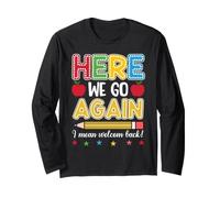 Welcome Back to School Student Teacher Learning Education Long Sleeve T-Shirt