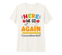 Welcome Back to School Student Teacher Learning Education Premium T-Shirt