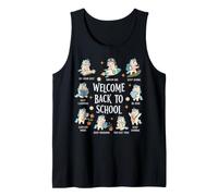 Welcome Back to School Unicorn Motivation Cute Tank Top