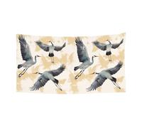 Welcome Banners Party Flag Photography Backdrop Background Banner Flying Cranes Sign Photo Props Banner for Fence Birthday Garden Party Supplies Favors Wall Decor Flag 70 x 35 Inch