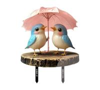 Welcome Birds PVC Garden Sign, Ideal for Outdoor Patios, Pathways, And Decor.