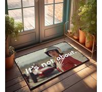 Welcome Door Mats For Outside Entry Racing Spirit: It'S Not About The Finish Line Doormat Farmhouse Kitchen Rugs Unique Home Decor(40X60CM)