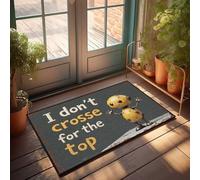 Welcome Door Mats For Outside Entry Robot With Text: 'I Don'T Crosse For The Top' Doormat Farmhouse Kitchen Rugs Unique Home Decor(40X60CM)