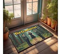 Welcome Door Mats For Outside Entry The Cranberries: Forest Encounter Doormat Farmhouse Kitchen Rugs Unique Home Decor(40X60CM)
