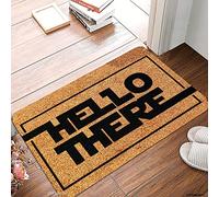 Welcome Door Mats OBI Wan Kenobi Hello There Greeting Front Porch Rugs Indoor Non Slip Door Mats Entrance Patio Carpet Rugs Floor Mat for Home Kitchen Decor 36X24 Inch