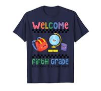 Welcome Fifth Grade Lets Make It A Great Year Classroom T-Shirt