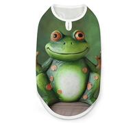 Welcome Frog Dog Shirt for Small Medium, Breathable Pet Vest Sleeveless Dog Cat T-Shirt, Soft Stretchy Fabric & UV Protection, All-Season Pet Clothes for Walking
