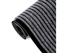 Welcome Front Door Mat, Waterproof PVC Indoor/Outdoor Rugs for Entryway, Commercial-Grade Non-Deformable Entrance Mats, Easy-Cut Design