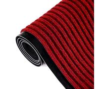 Welcome Front Door Mat, Waterproof PVC Indoor/Outdoor Rugs for Entryway, Commercial-Grade Non-Deformable Entrance Mats, Easy-Cut Design