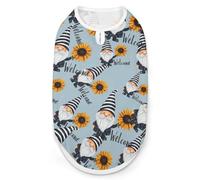 Welcome Gnome Dogs Shirts Lightweight T-Shirts Sleeveless Pet Vest Soft Puppy Clothes