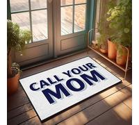 Welcome Home Door Mat Reach Out: Call Your Mom Today! Doormat Man Cave Decor And Accessories Spring Outdoor Mat(50X80CM)