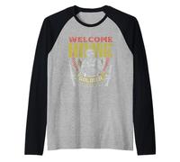 Welcome Home Soldier Military Soldiers Welcome Home Raglan Baseball Tee