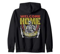 Welcome Home Soldier Military Soldiers Welcome Home Zip Hoodie