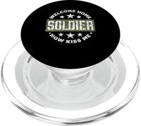 Welcome Home Soldier Now Kiss Me Use Homecoming PopSockets PopGrip for MagSafe