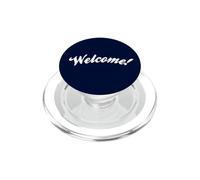 Welcome in Simple Script for Welcoming and Hospitality PopSockets PopGrip for MagSafe