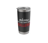 Welcome Lets Talk About Serial Killers Stainless Steel Insulated Tumbler