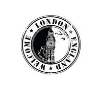 Welcome London England Women's T-Shirt - White - L - White