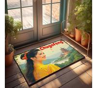 Welcome Mat Fall Chugefeng: A Journey Through Time In Traditional China Doormat Welcome Mats Indoor Fall Mats For Front Door(40X60CM)