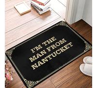 Welcome Mat I'm The Man From Nantucket With Cotton Bathroom Absorbent