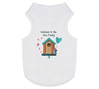 'Welcome New Family' Pet Dog/Cat T-Shirt (PT00151948)