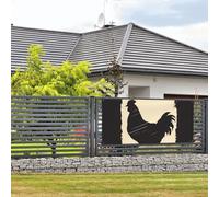 Welcome Party Banner Holiday Banner Farmhouse Chicken Wall Hanging Banners Flag Photo Photography Backdrops with 4 Holes Porch Sign Door Banner Cover Decoration Party Supplies Medium