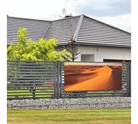 Welcome Party Banner Holiday Banner Sand Dunes in The Sahara Desert Wall Hanging Banners Flag Photo Photography Backdrops with 4 Holes Porch Sign Door Banner Cover Decoration Party Supplies Small