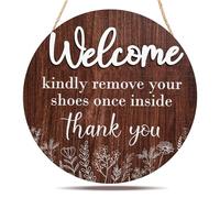 Welcome Please Remove Your Shoes Sign