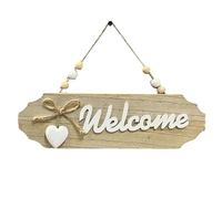Welcome Sign for Front Door - Welcome Sign Front Door Decor | Wooden Welcome Oval Door Sign | Decorative Letter Board for the Hog