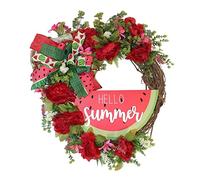 Welcome Summer Wreath Watermelon Artificial Flower for Home Holiday Decor Type D