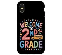Welcome To 2nd Grade Primary Teacher School Squad Case for iPhone X/XS