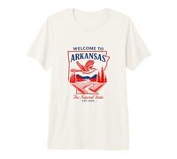 Welcome to Arkansas Vintage Travel Nature Lovers Design Premium T-Shirt