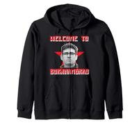 Welcome To Burnhamgrad. Anti Labour Party And Andy Burnham Zip Hoodie